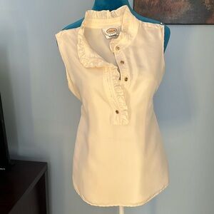 Talbots petites silk sleeveless top